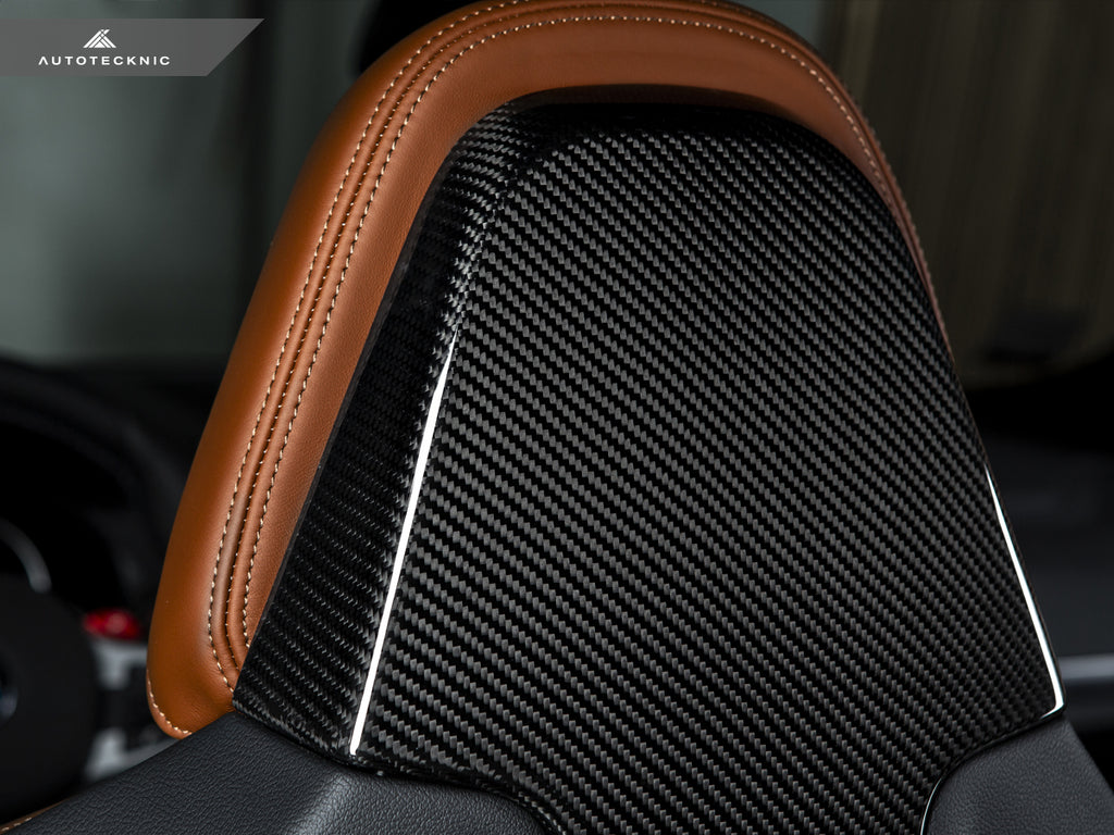 AutoTecknic BM-0373 Dry Carbon Seat Back Cover F97 X3M