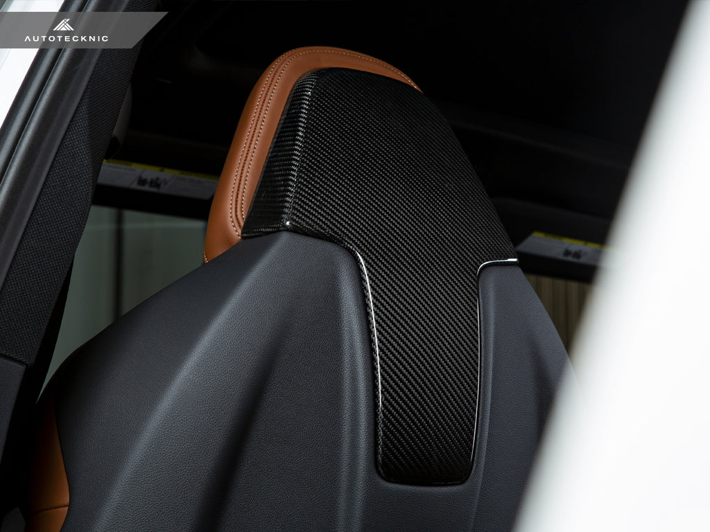 AutoTecknic BM-0373 Dry Carbon Seat Back Cover F97 X3M