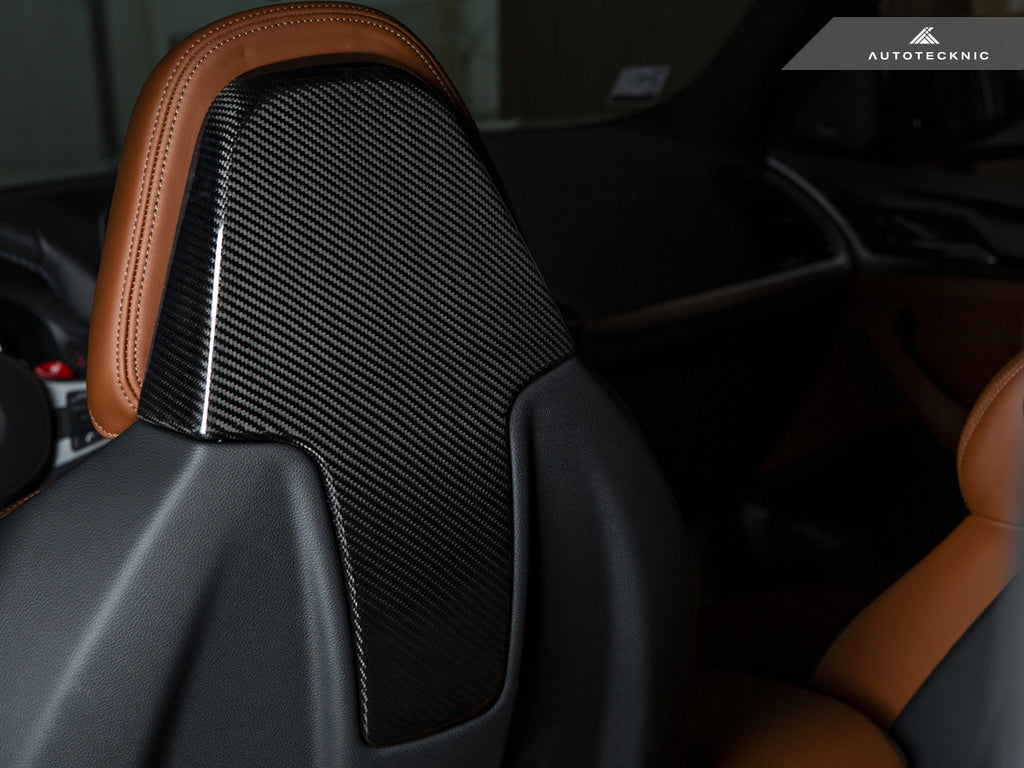 AutoTecknic BM-0373 Dry Carbon Seat Back Cover F97 X3M