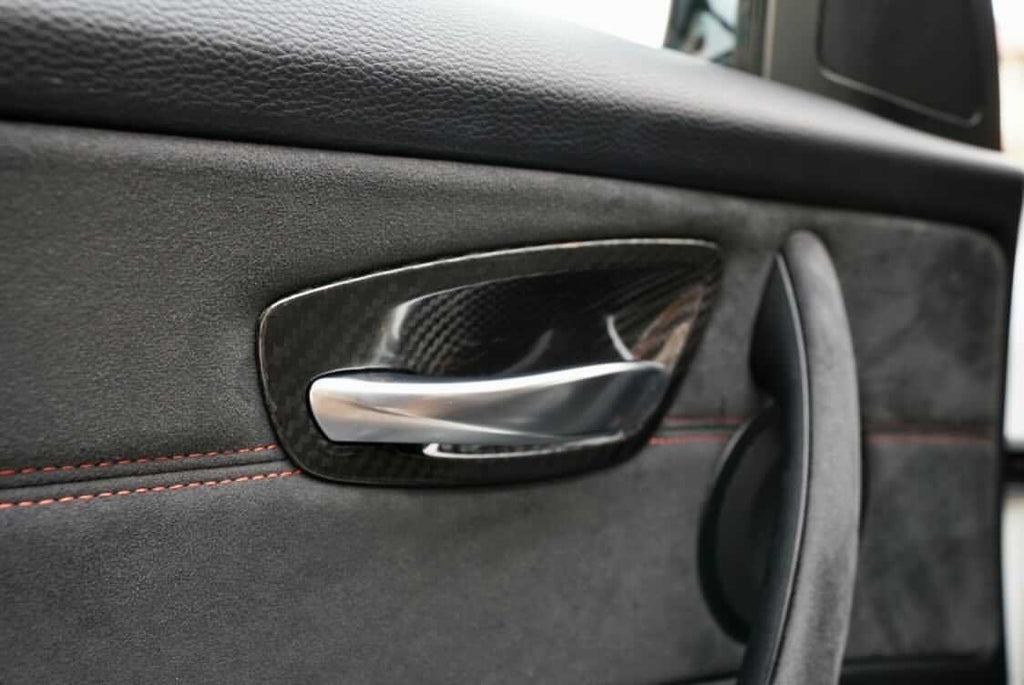 AutoTecknic BM-0376 Dry Carbon Interior Door Handle Trims E82 1M