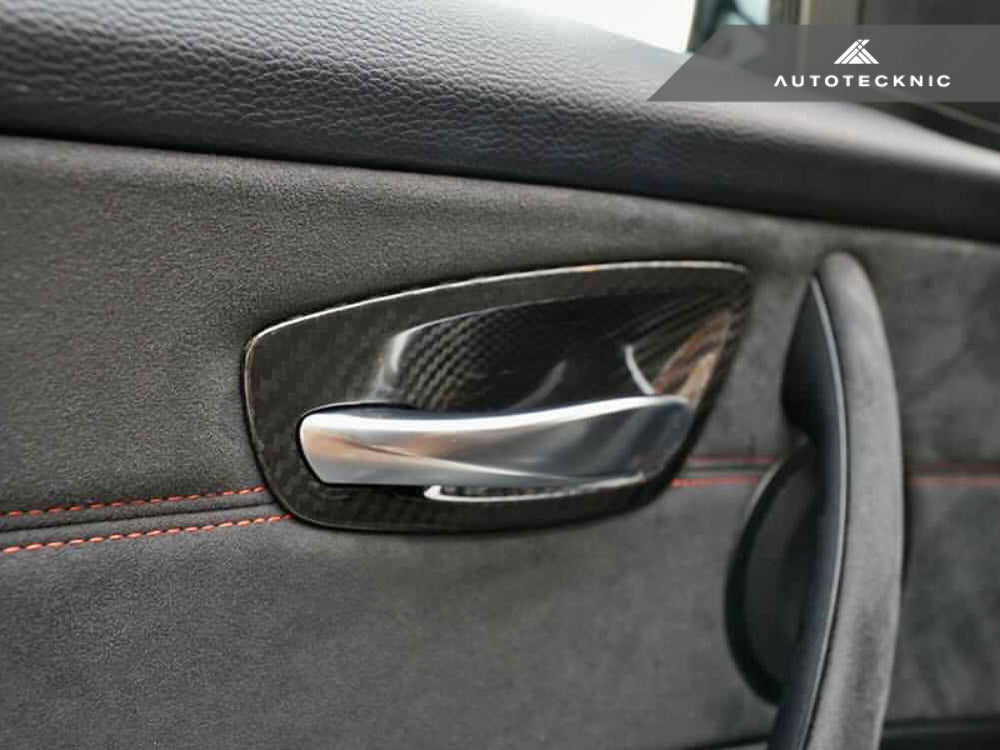 AutoTecknic BM-0376 Dry Carbon Interior Door Handle Trims E82 1M