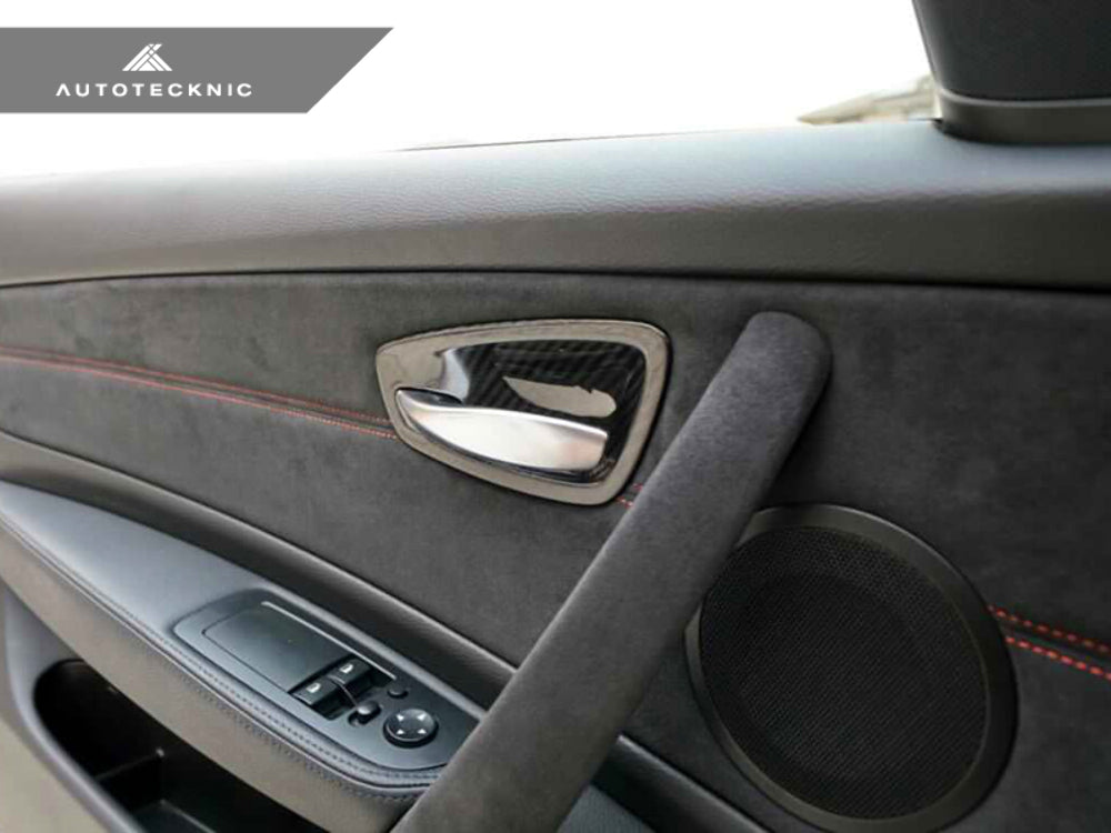 AutoTecknic BM-0376 Dry Carbon Interior Door Handle Trims E82 1M