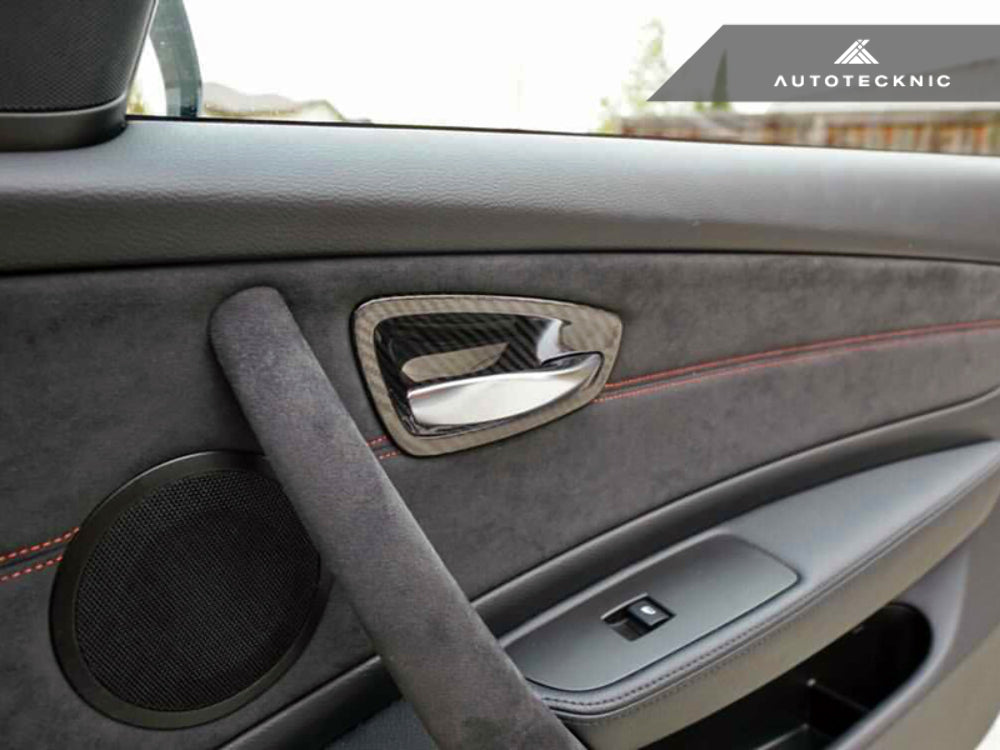 AutoTecknic BM-0376 Dry Carbon Interior Door Handle Trims E82 1M