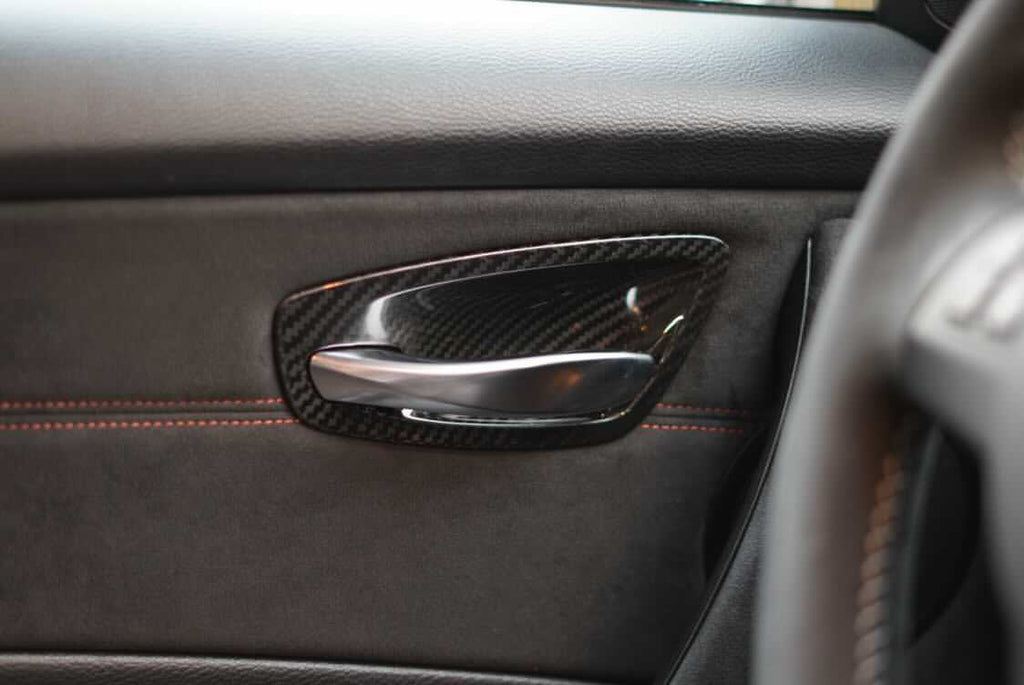 AutoTecknic BM-0376 Dry Carbon Interior Door Handle Trims E82 1M