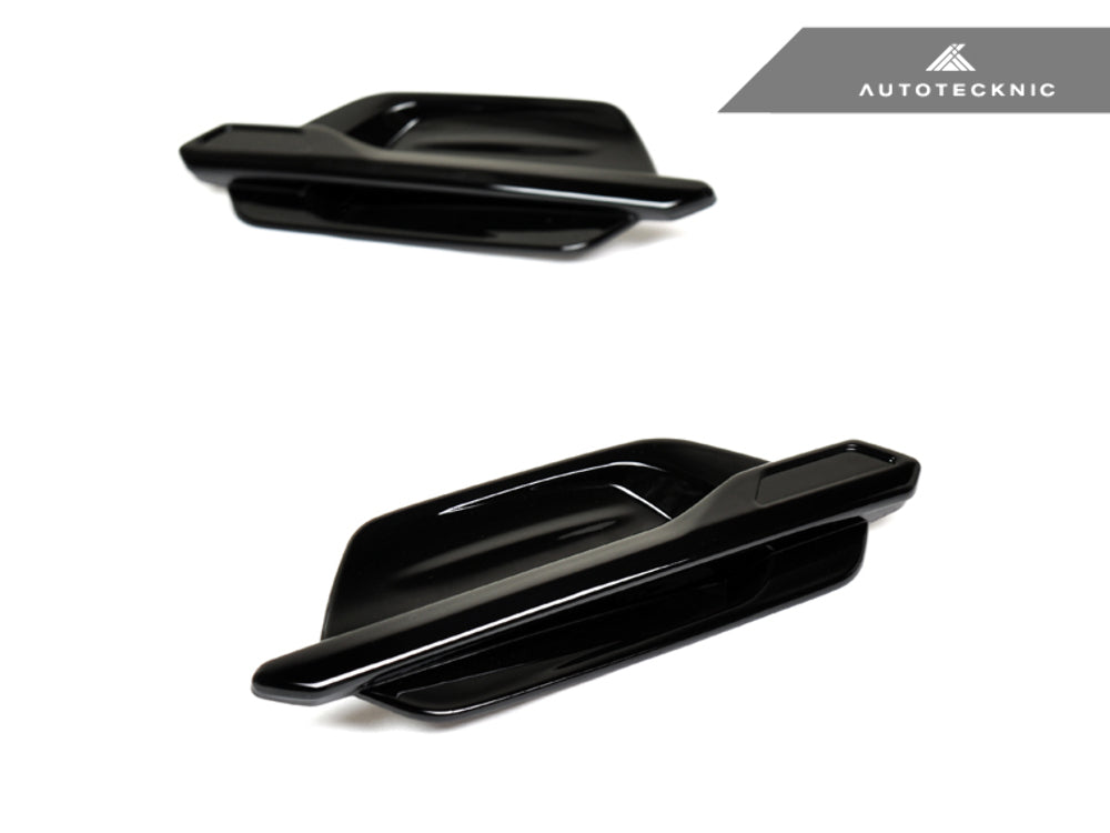 AutoTecknic BM-0406 Replacement Glazing Black Fender Trim F87 M2