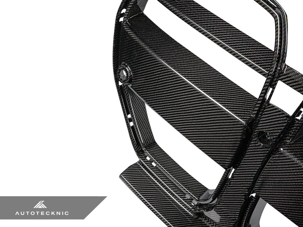 AutoTecknic BM-0414-DCG-V2 Dry Carbon Motorsport V2 Front Grille G80 M3