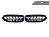 AutoTecknic BM-0611-GB-DM Painted Glazing Black Front Grilles G29 Z4