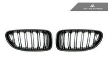 Load image into Gallery viewer, AutoTecknic Dual Slats Stealth Black Front Grille Set F06 Gran Coupe/ F12