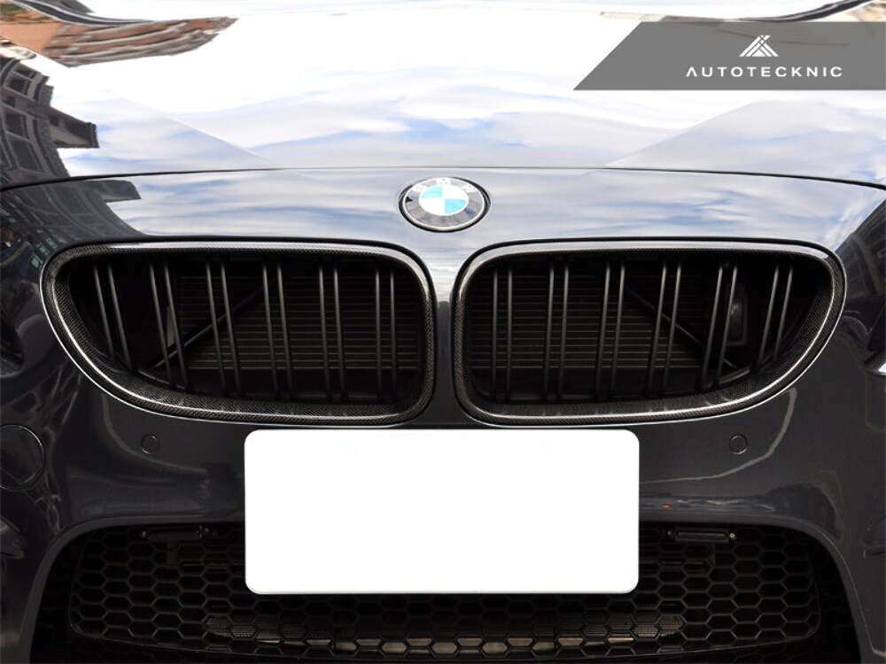 AutoTecknic Dual Slats Carbon Fiber Front Grille Set F06 Gran Coupe / F12 Coupe