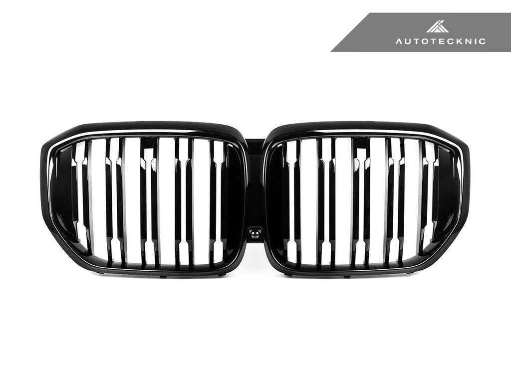 AutoTecknic BM-0613-LCI-DS-GB Dual Slat Gloss Black Front Grille G05 X5 LCI