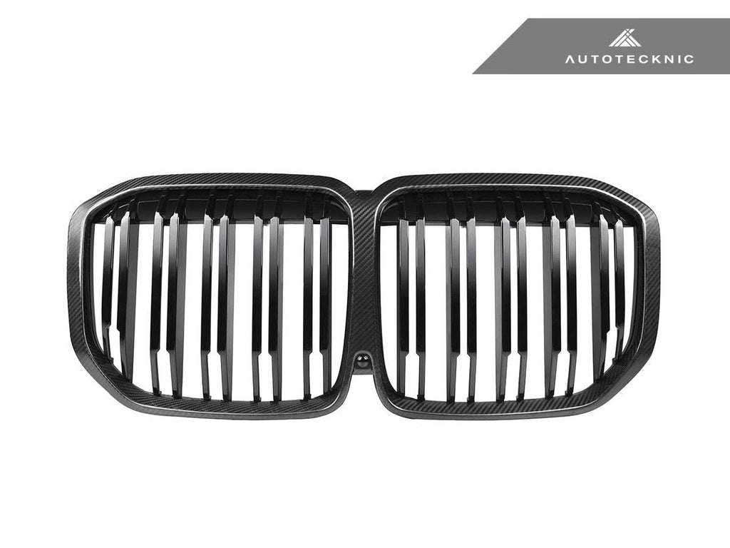 AutoTecknic BM-0614-DS-CF Dual Slats Dry Carbon Front Grille G07 X7 Pre LCI