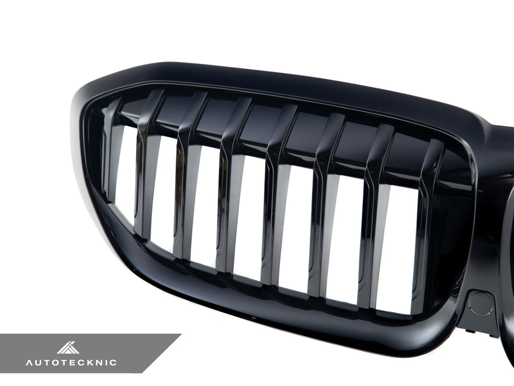 AutoTecknic BM-0615-GB Replacement Glazing Black Front Grilles G20 3-Series