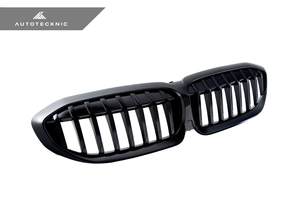 AutoTecknic BM-0615-GB Replacement Glazing Black Front Grilles G20 3-Series