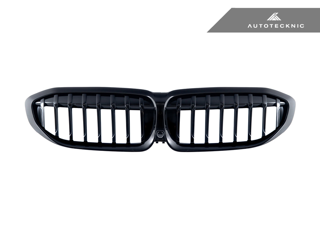 AutoTecknic BM-0615-GB Replacement Glazing Black Front Grilles G20 3-Series