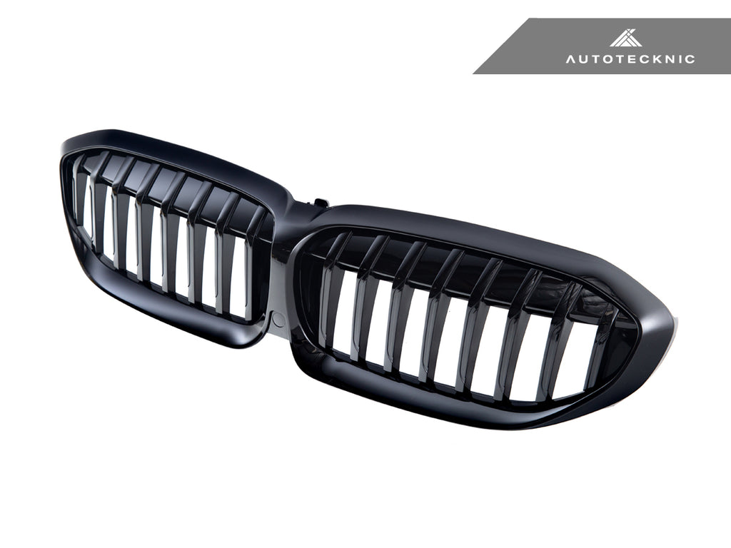 AutoTecknic BM-0615-GB Replacement Glazing Black Front Grilles G20 3-Series