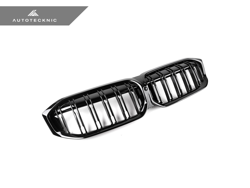 AutoTecknic BM-0620-DS-GB Glazing Black Dual-Slat Front Grilles G20 3-Series LCI