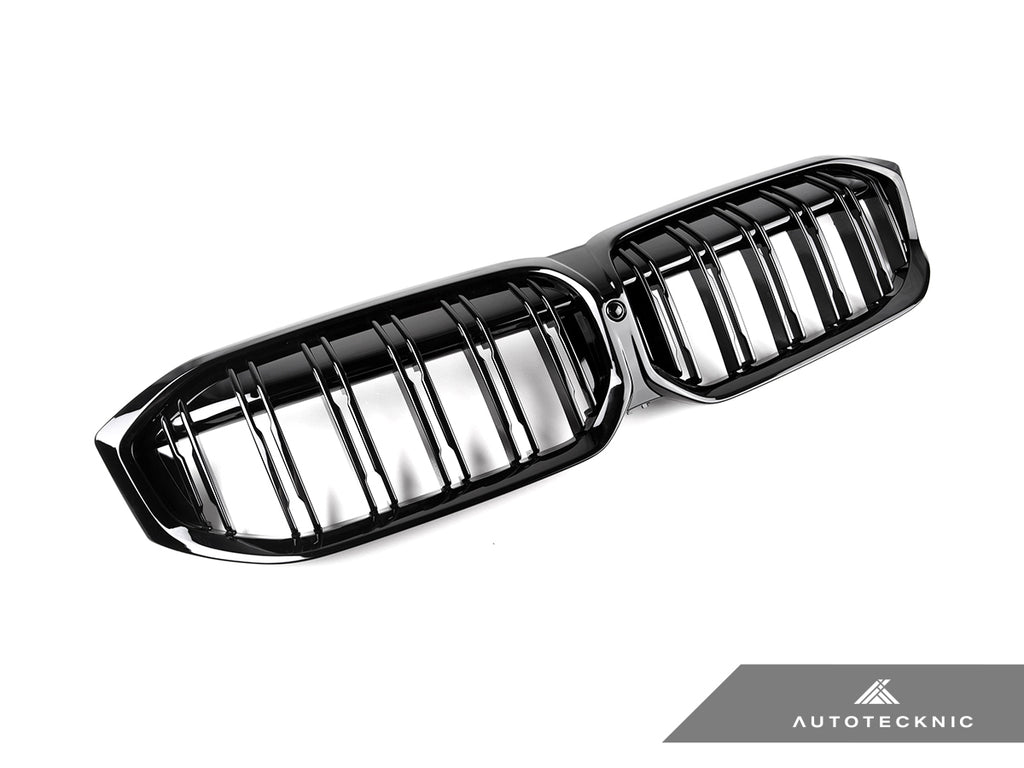 AutoTecknic BM-0620-DS-GB Glazing Black Dual-Slat Front Grilles G20 3-Series LCI