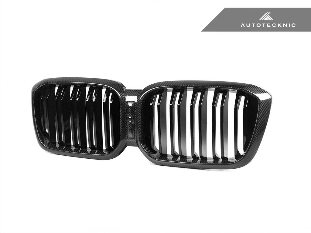 AutoTecknic Dry Carbon Fiber Dual Slats Front Grille Set F97 X3M LCI F98 X4M LCI