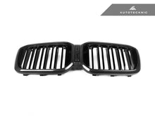 Load image into Gallery viewer, AutoTecknic Dry Carbon Fiber Dual Slats Front Grille Set F97 X3M LCI F98 X4M LCI