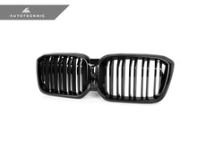 Load image into Gallery viewer, AutoTecknic BM-0621-DS-GB Painted Dual-Slat Glazing Black Front Grille G01 X3