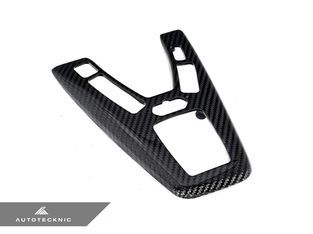 AutoTecknic BM-0703 Carbon Fiber Shift Console Trim For 2012-2016 BMW F10 M5