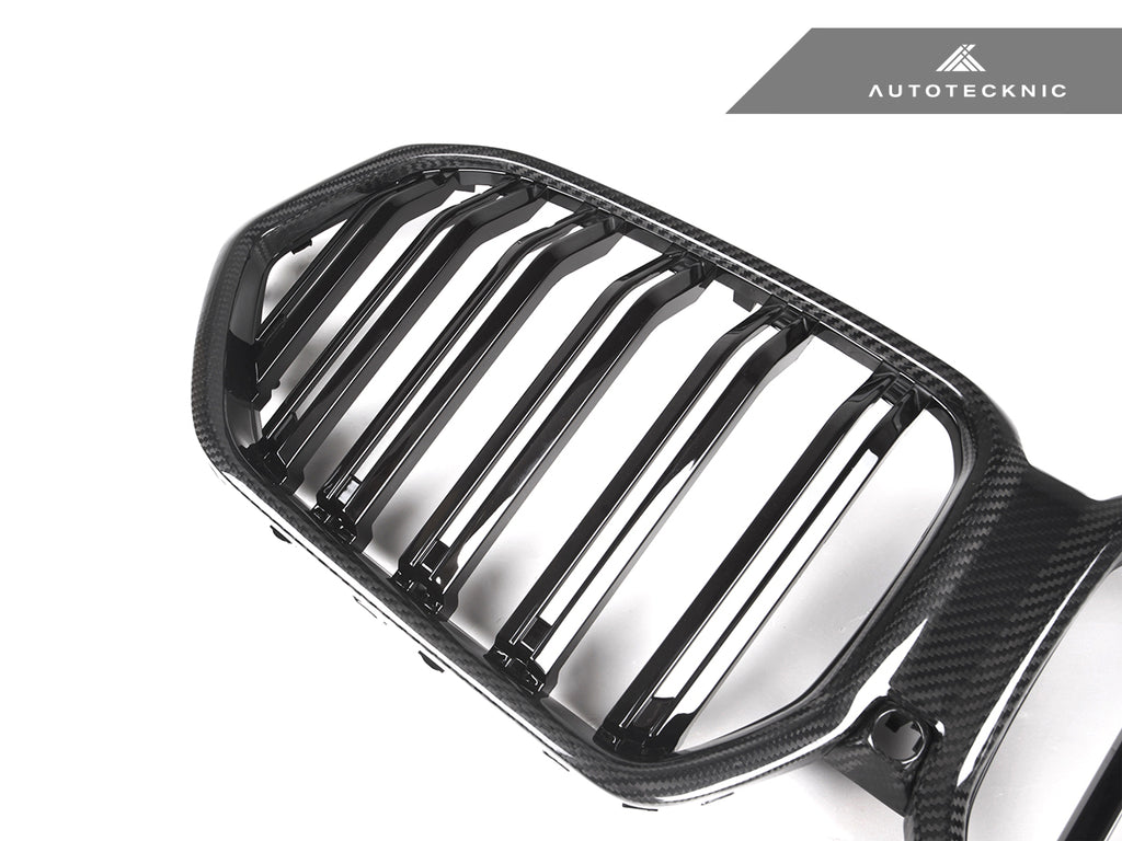 AutoTecknic BM-0705 Replacement Dry Carbon Front Grilles F96 X6M