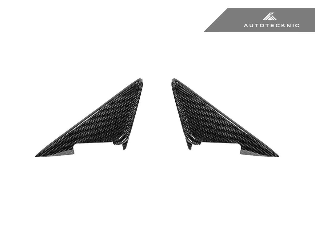 AutoTecknic BM-0719-G Dry Carbon Side Mirror Wind Deflector Set G87 M2