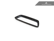 Load image into Gallery viewer, AutoTecknic Dry Carbon Front Seat Illuminated Emblem Surround Set For BMW M