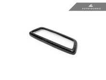 Load image into Gallery viewer, AutoTecknic Dry Carbon Front Seat Illuminated Emblem Surround Set For BMW M