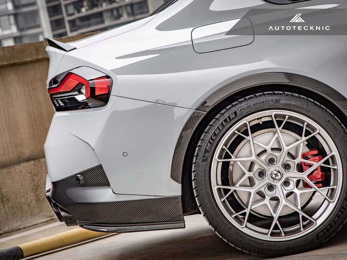 AutoTecknic BM-0802 Dry Carbon Rear Side Diffuser Set G42 2 Series