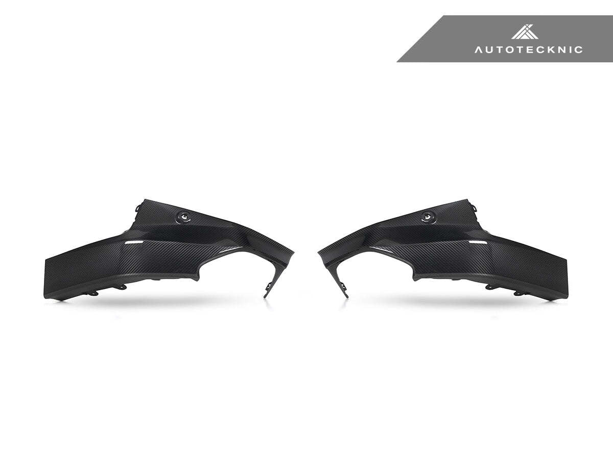 AutoTecknic BM-0802 Dry Carbon Rear Side Diffuser Set G42 2 Series