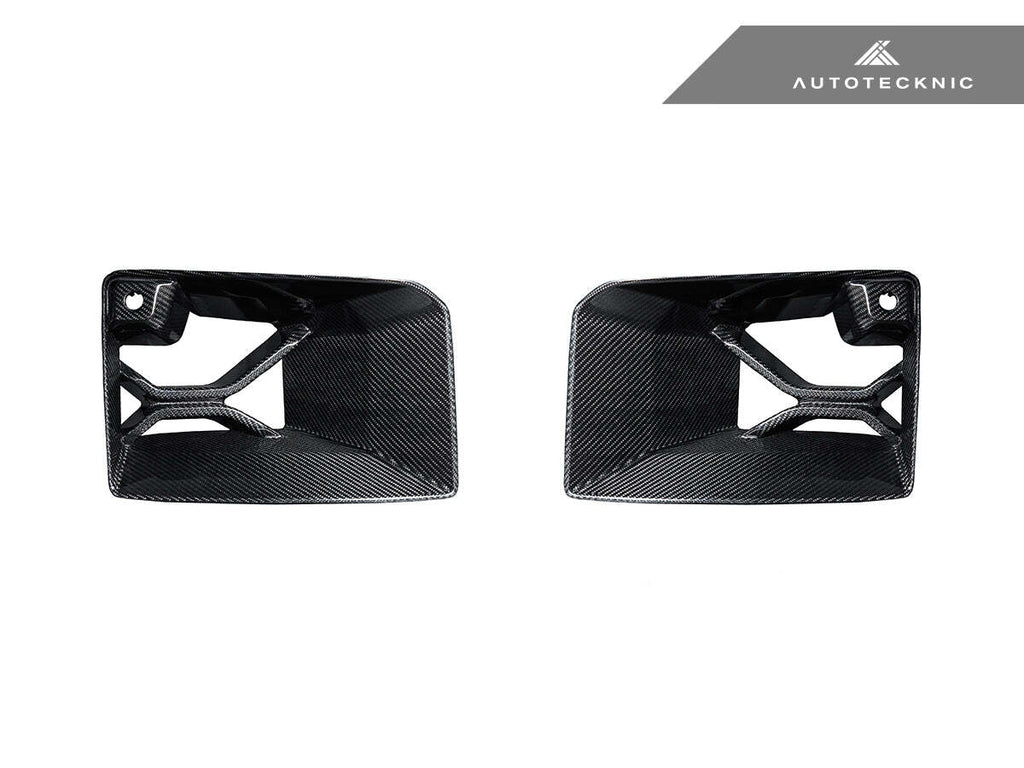 AutoTecknic BM-0809 Dry Carbon Podium Front Bumper Lower Vent Set G87 M2