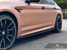 Load image into Gallery viewer, AutoTecknic Dry Carbon Fiber Side Skirt Extension Set F90 M5 G30 5 Series