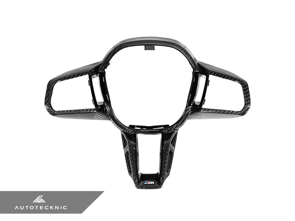 AutoTecknic BM-0851 Carbon Fiber Steering Wheel Trim U11 X1 U10 X2 M35i
