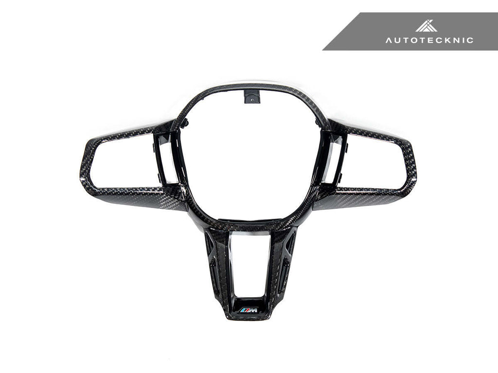 AutoTecknic BM-0851 Carbon Fiber Steering Wheel Trim U11 X1 U10 X2 M35i
