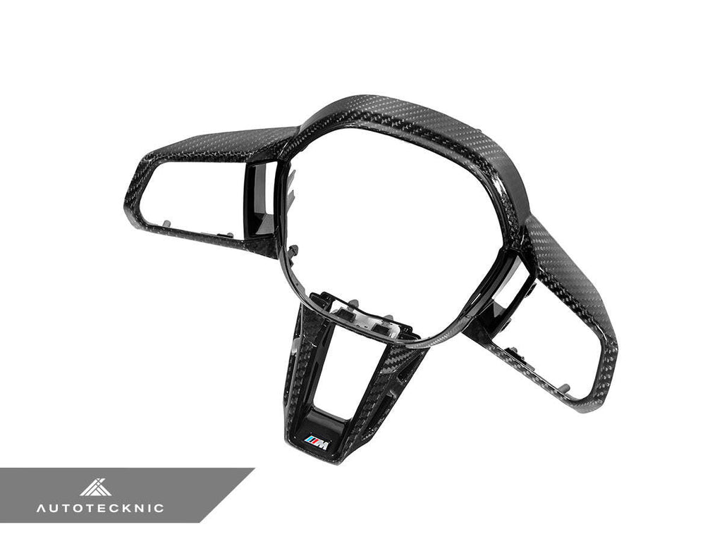 AutoTecknic BM-0851 Carbon Fiber Steering Wheel Trim U11 X1 U10 X2 M35i