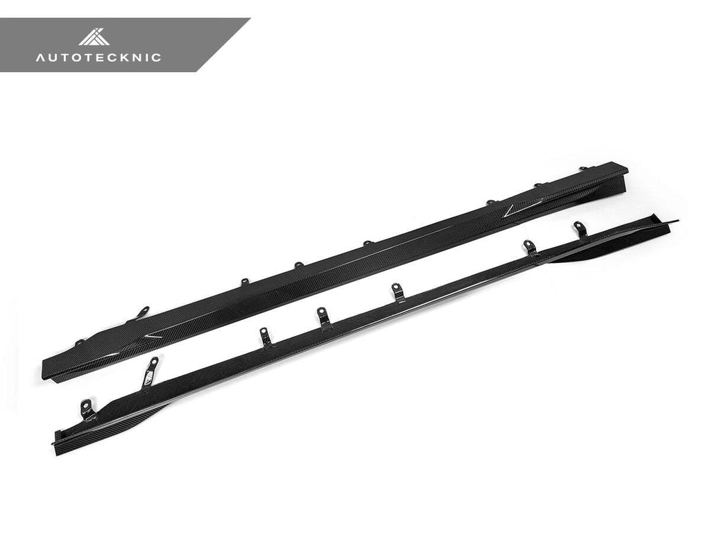 AutoTecknic BM-0890 Dry Carbon Fiber Side Skirt Extension Set G87 M2
