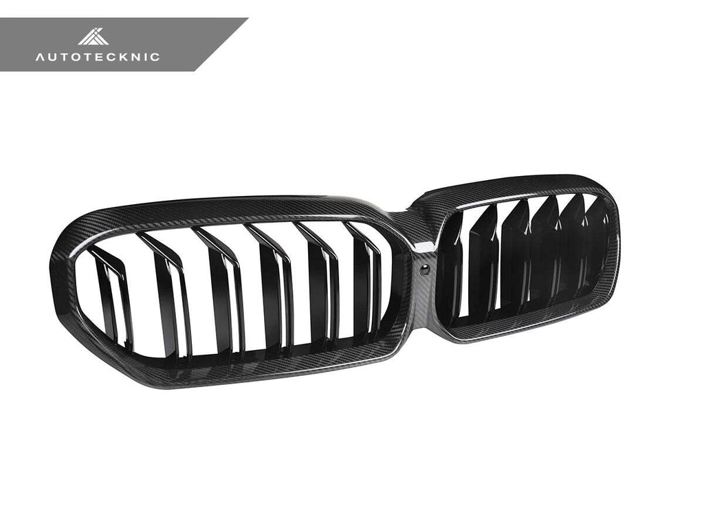 AutoTecknic Dry Carbon Fiber Dual Slats Front Grilles G30 5 Series LCI