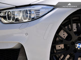 AutoTecknic BM-0993-300 Alpine White  Front Bumper Reflectors  F80 M3 F82 M4