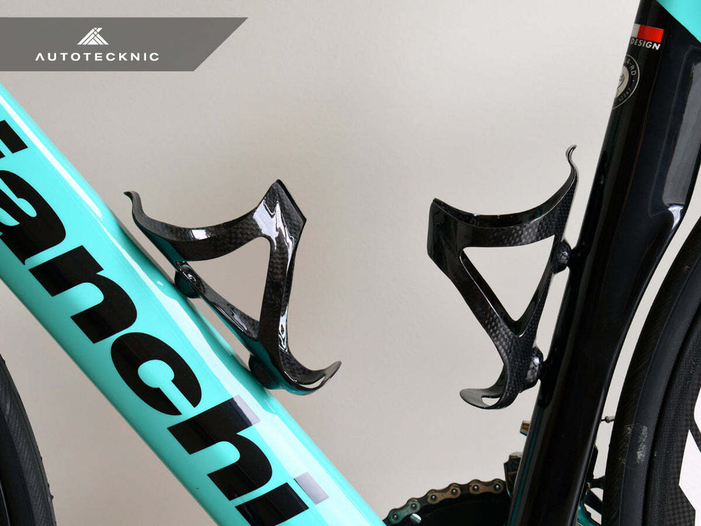 AutoTecknic DC-0027-G Dry Carbon Fiber Water Bottle Cage