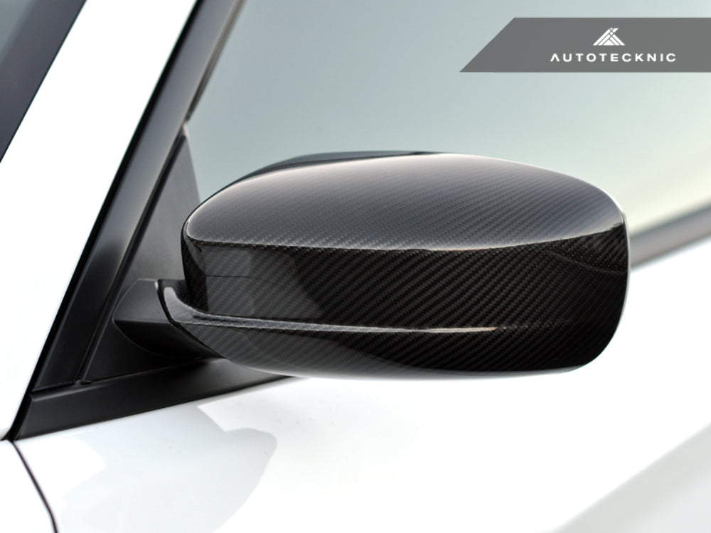 AutoTecknic DG-0001 Replacement Dry Carbon Mirror Covers Dodge Charger 2011-2019