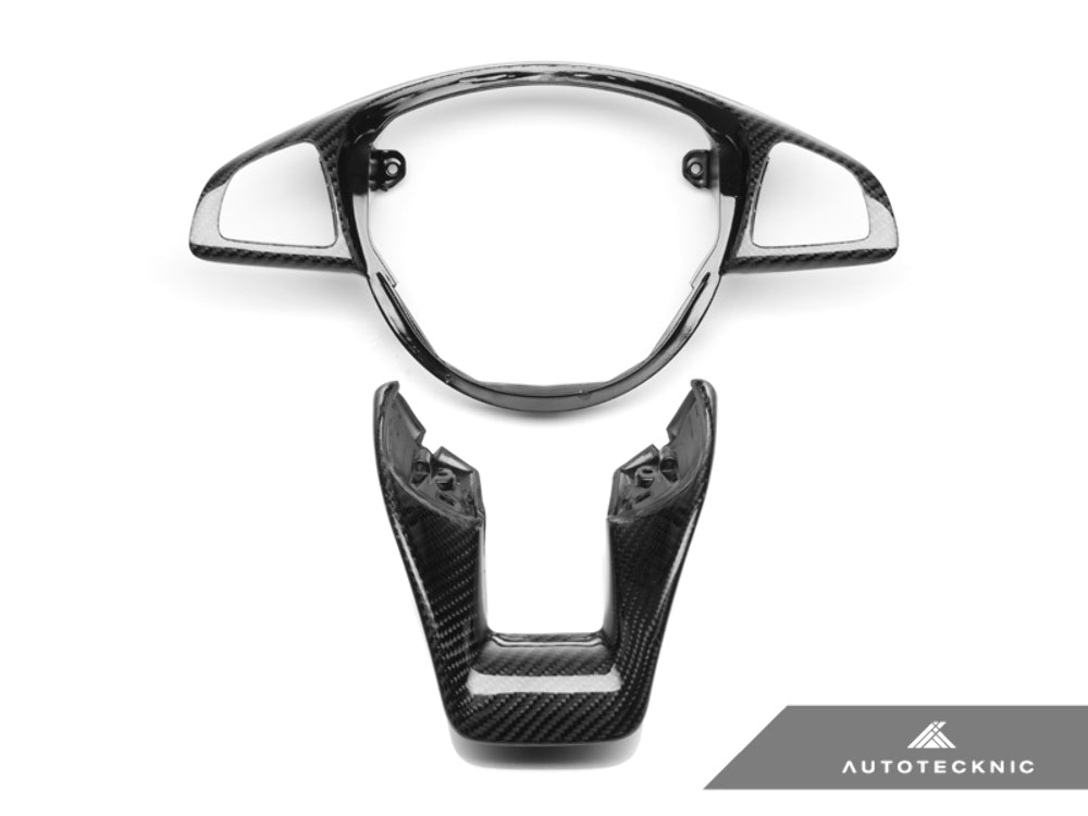 AutoTecknic MB-0203 Carbon Fiber Steering Wheel Trim For Mercedes Benz W205