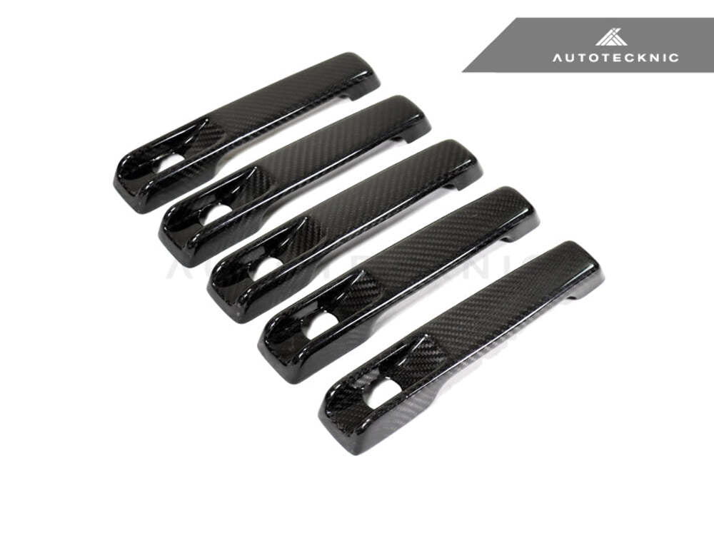 AutoTecknic Dry Carbon Fiber Door Handle Trims For Mercedes W463A G Class