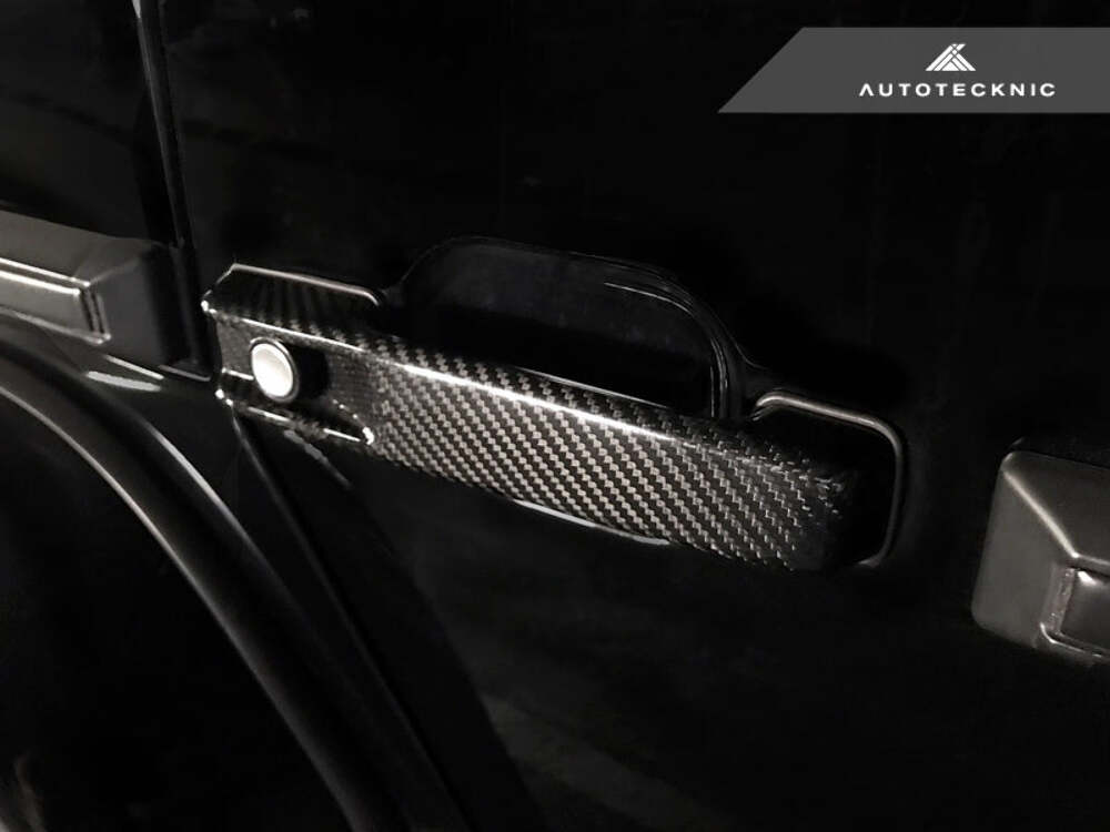 AutoTecknic Dry Carbon Fiber Door Handle Trims For Mercedes W463A G Class