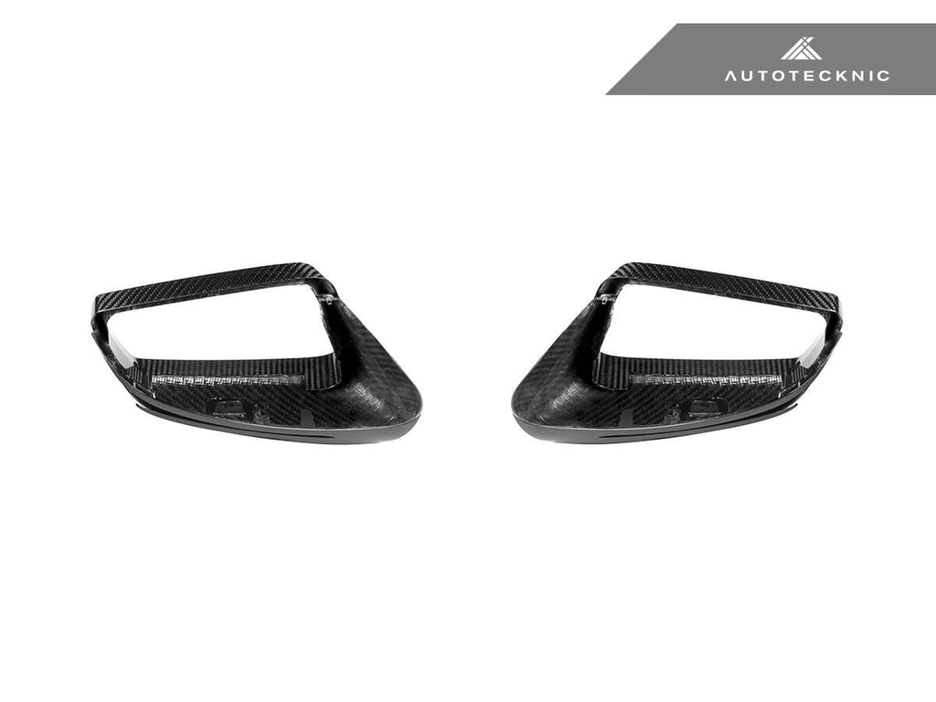 AutoTecknic Replacement Version II Dry Carbon Mirror Covers For Mercedes