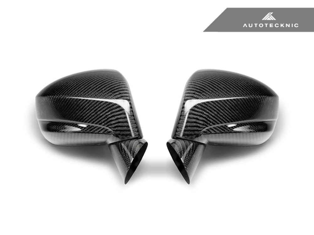 AutoTecknic NS-0006 Replacement Dry Carbon Mirror Covers For Nissan R35 GT-R