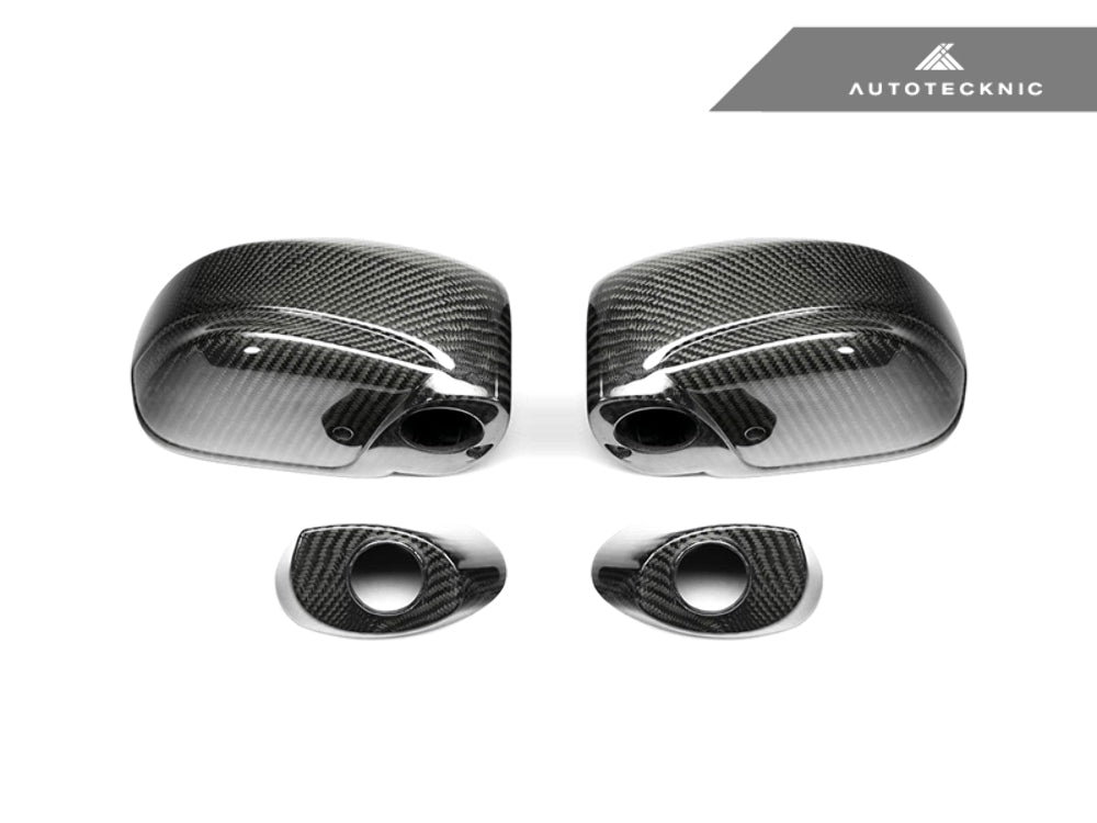 AutoTecknic NS-0006 Replacement Dry Carbon Mirror Covers For Nissan R35 GT-R