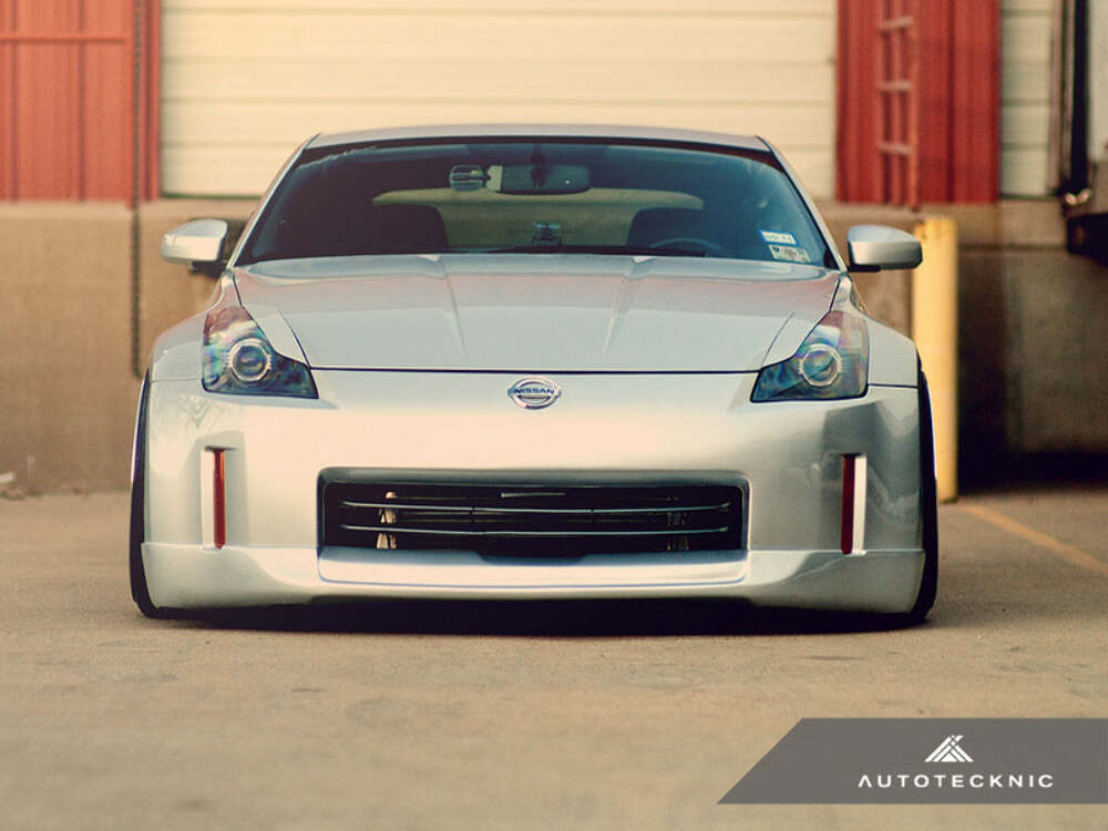 AutoTecknic NS-0015-KY0 ABS Painted Headlight Trim Set For Nissan 350Z