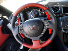 Load image into Gallery viewer, AutoTecknic NS-0030-BR Bright Red Steering Shift Paddles For Nissan R35 GT-R