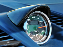 Load image into Gallery viewer, AutoTecknic PR-0003 Carbon Fiber Chrono Cover For Porsche Carrera 991